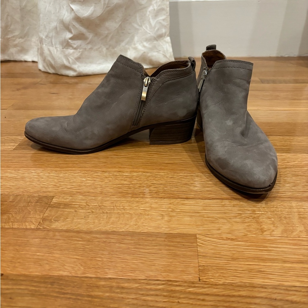 Franco Sarto Gray Ankle Boots